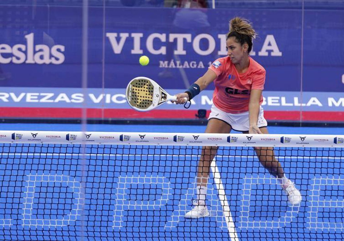 Bea González, durante la celebración del World Padel Tour, en Marbella, el 2 de junio.