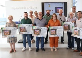 Acto de presentación del concurso en la sede de la Diputación.