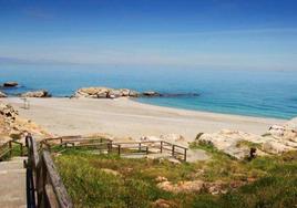 La playa de Punta Chullera.