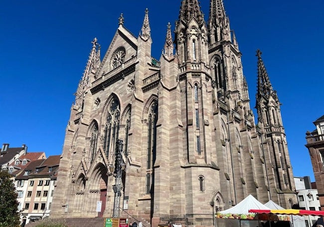 El templo de San Esteban está considerado como la catedral de Mulhouse.