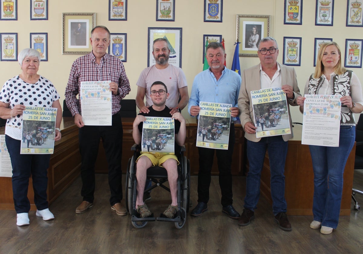 Acto de presentación de la romería solidaria de Canillas de Albaida en la Mancomunidad Oriental.