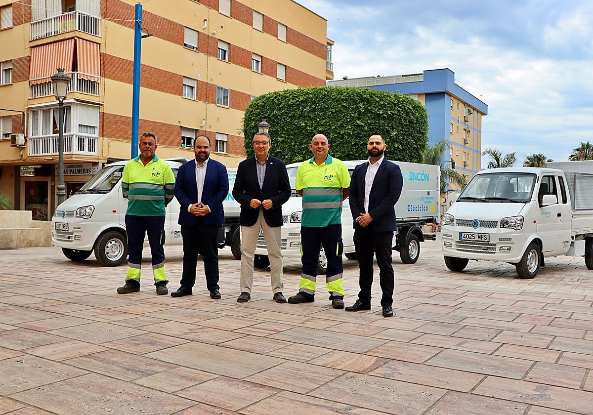 Acto de presentación de los nuevos vehículos.