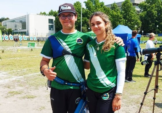 Eduardo Lanzas y Miriam Arenas, los dos malagueños seleccionados.