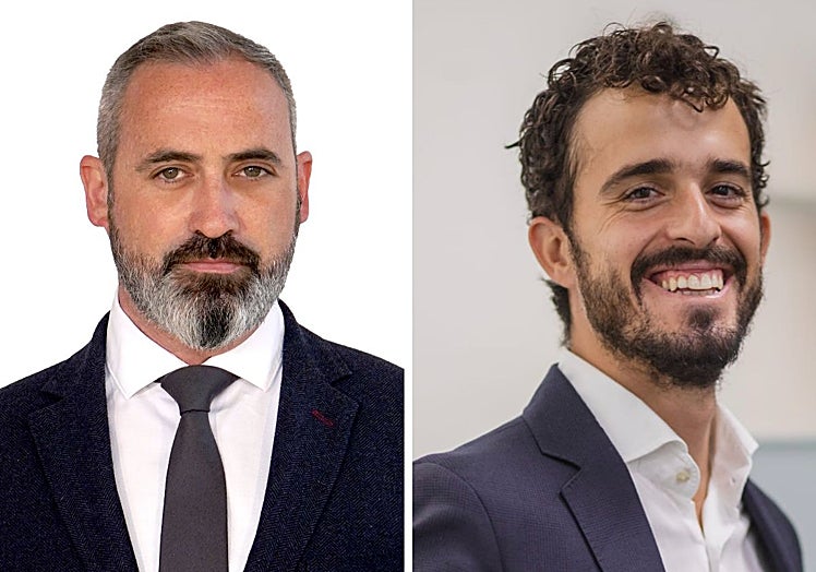 Antonio Luna, a la izquierda, y Carlos Hernández Quero, a la derecha.