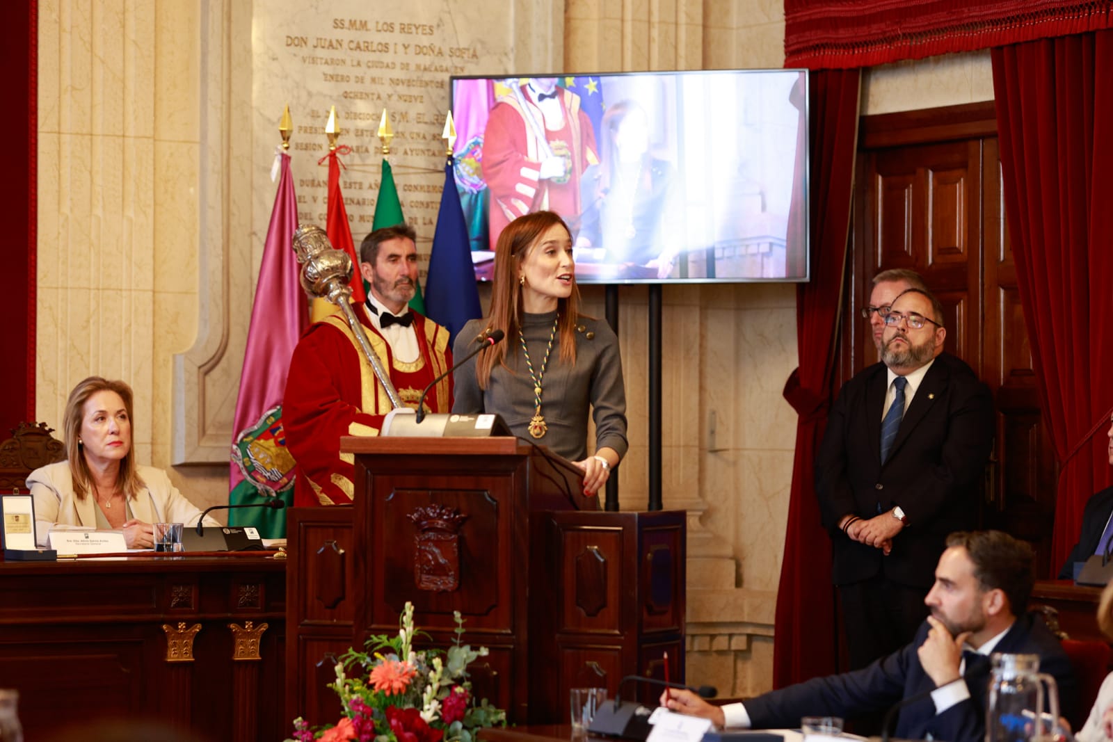 La constitución del Ayuntamiento de Málaga, en imágenes