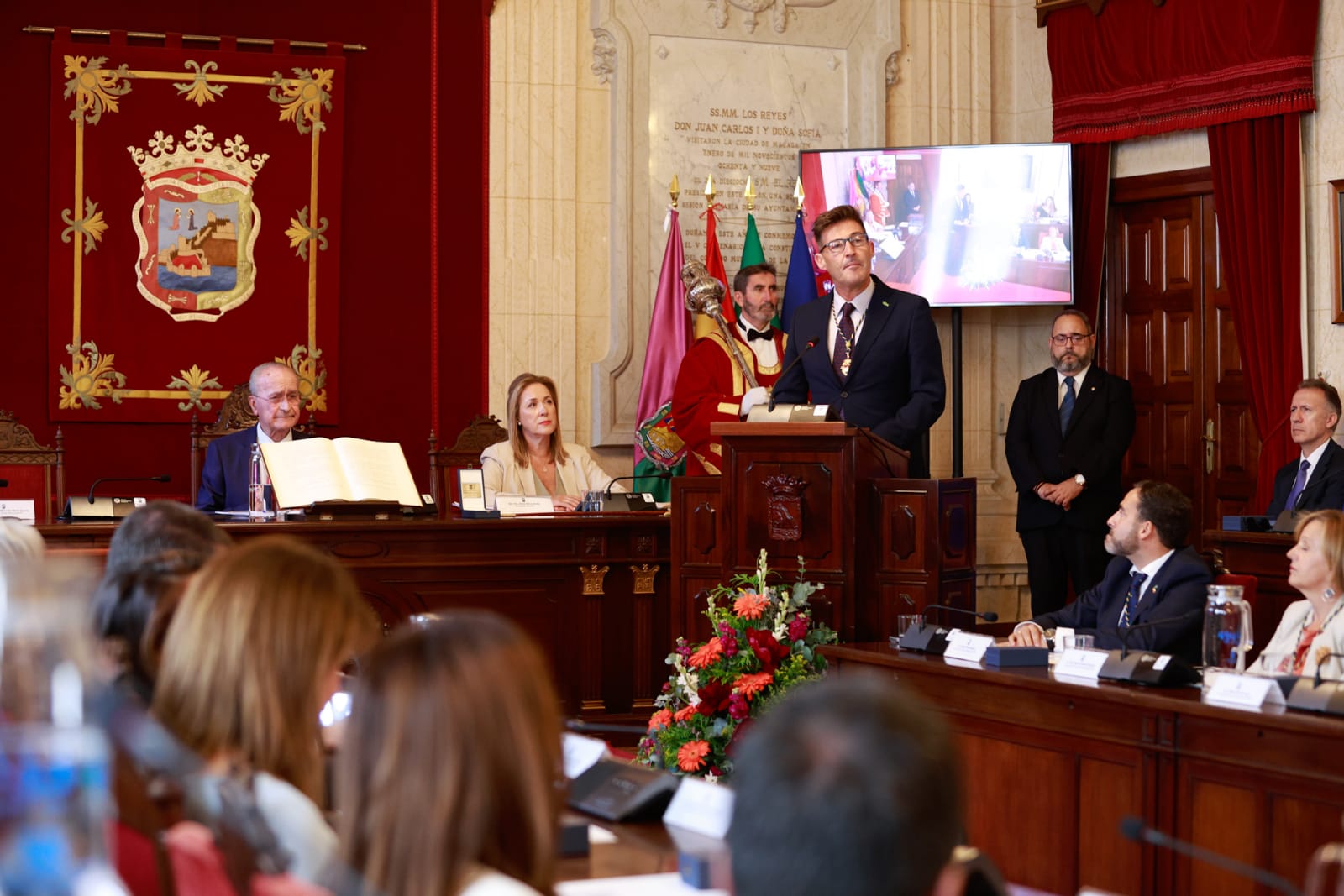 La constitución del Ayuntamiento de Málaga, en imágenes