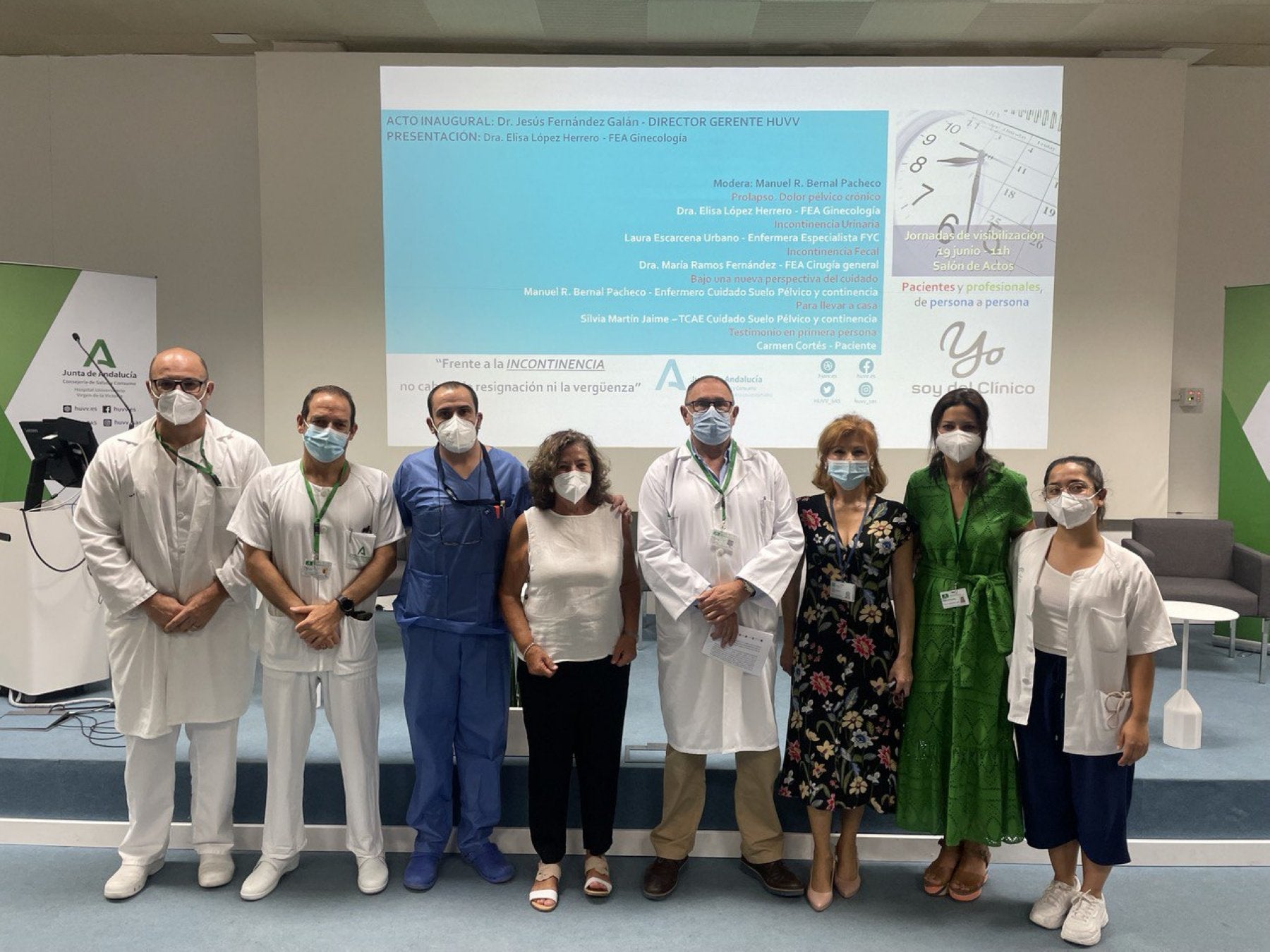 Pacientes afectados de disfunción de suelo pélvico aprenden en el Clinico cómo mejorar su calidad de vida