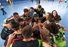 La plantilla del Nueces de Ronda Atlético Torcal, en el partido ante el Almagro.