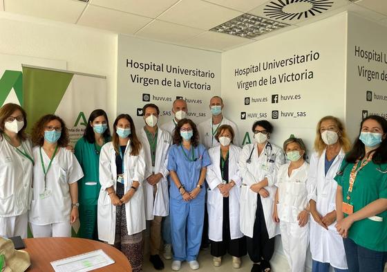 Equipo del Clínico que trabaja con los pacientes con ELA