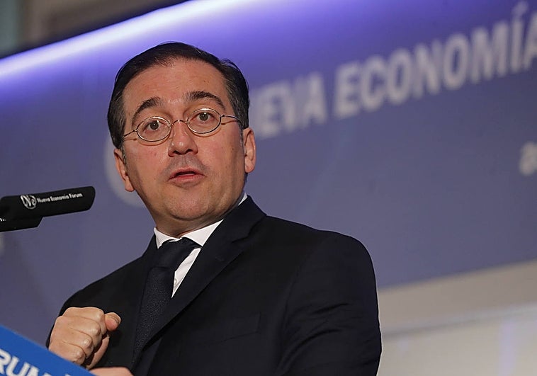 El ministro de Asuntos Exteriores, José Manuel Albares.