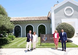 Encuentro en Finca Cortesín, sede de la Solheim Cup 2023.