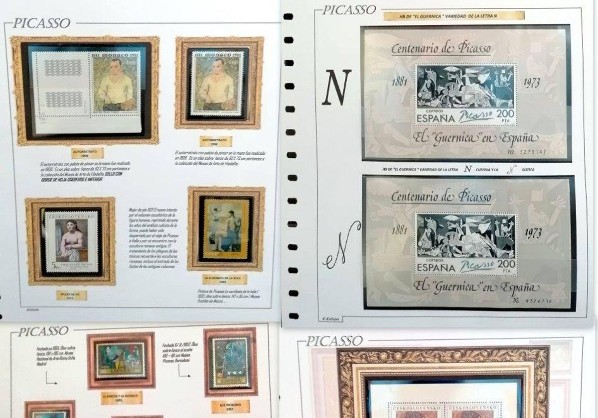 La oficina principal de Correos de Málaga acoge una exposición filatélica dedicada a Picasso