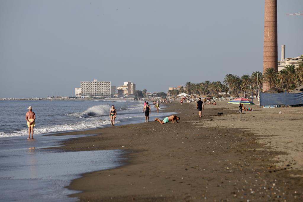 Las playas de Málaga tras la actuación de Limasam