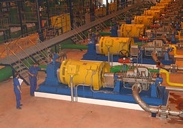 Instalaciones de la desaladora de Marbella.