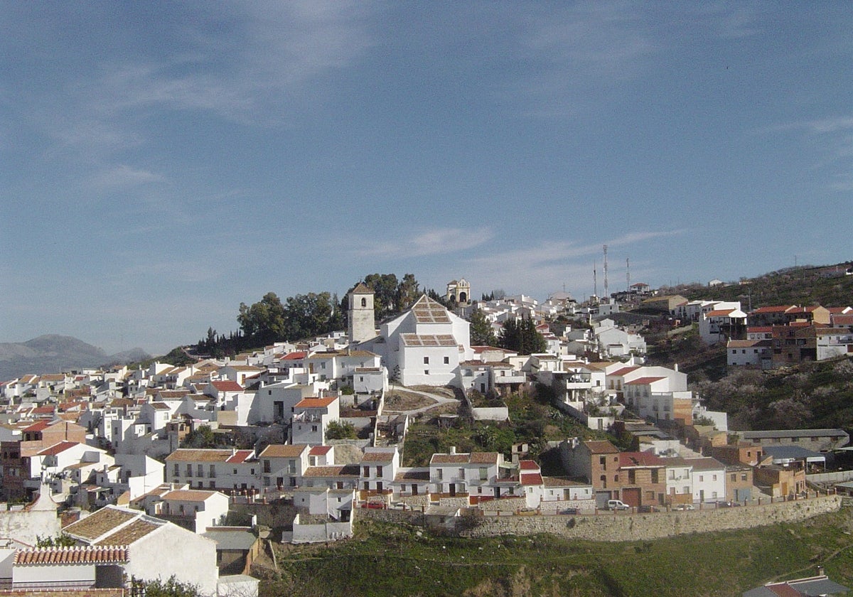 Vista panorámica del casco urbano de Colmenar.