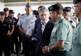 El ministro del Interior, Fernando Grande-Marlaska, en la presentación de la 'Operación Verano' en Málaga.