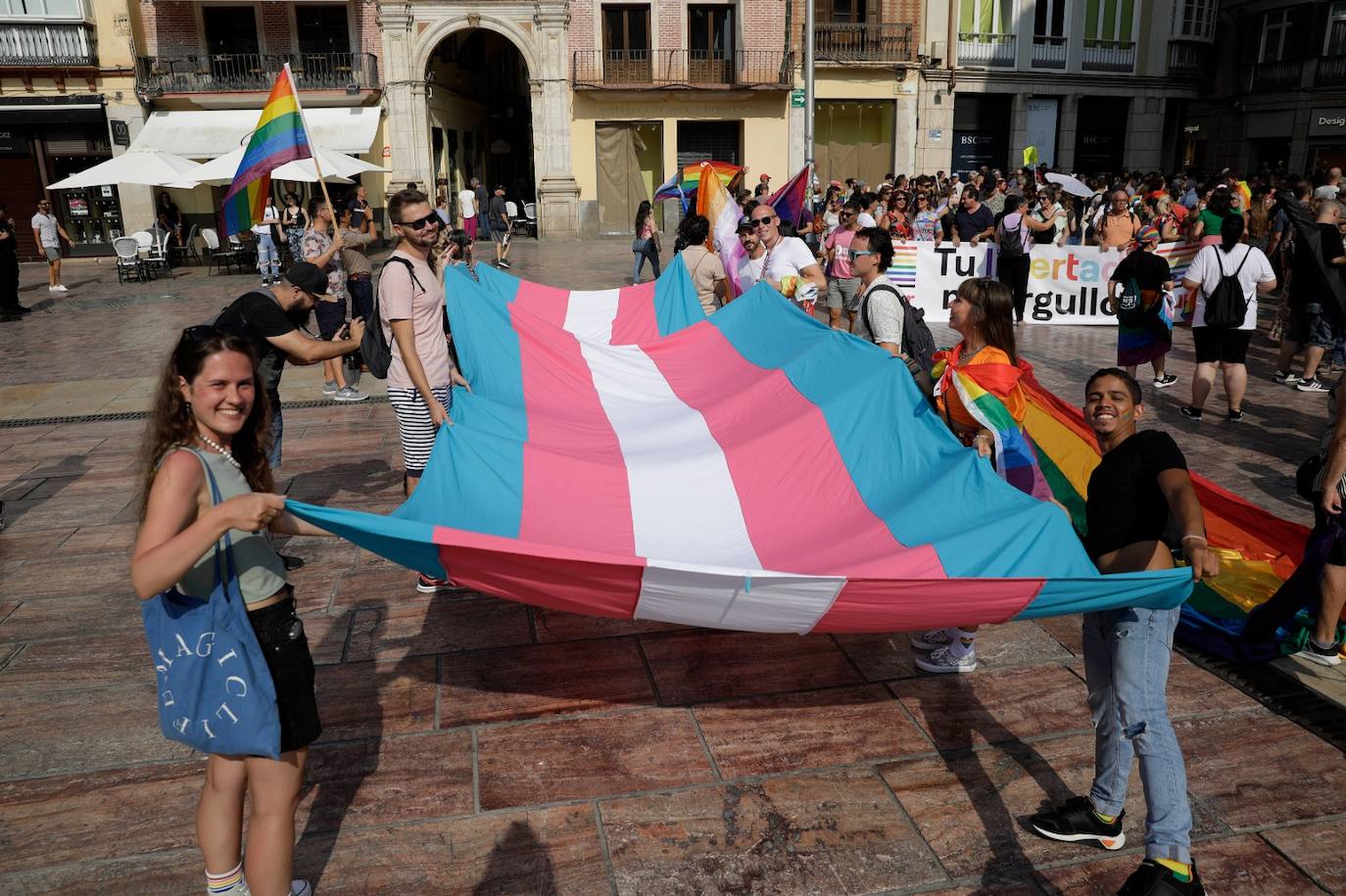 La manifestación en Málaga del Orgullo, en imágenes