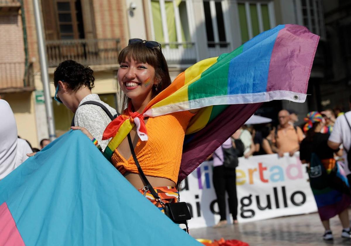 La manifestación en Málaga del Orgullo, en imágenes