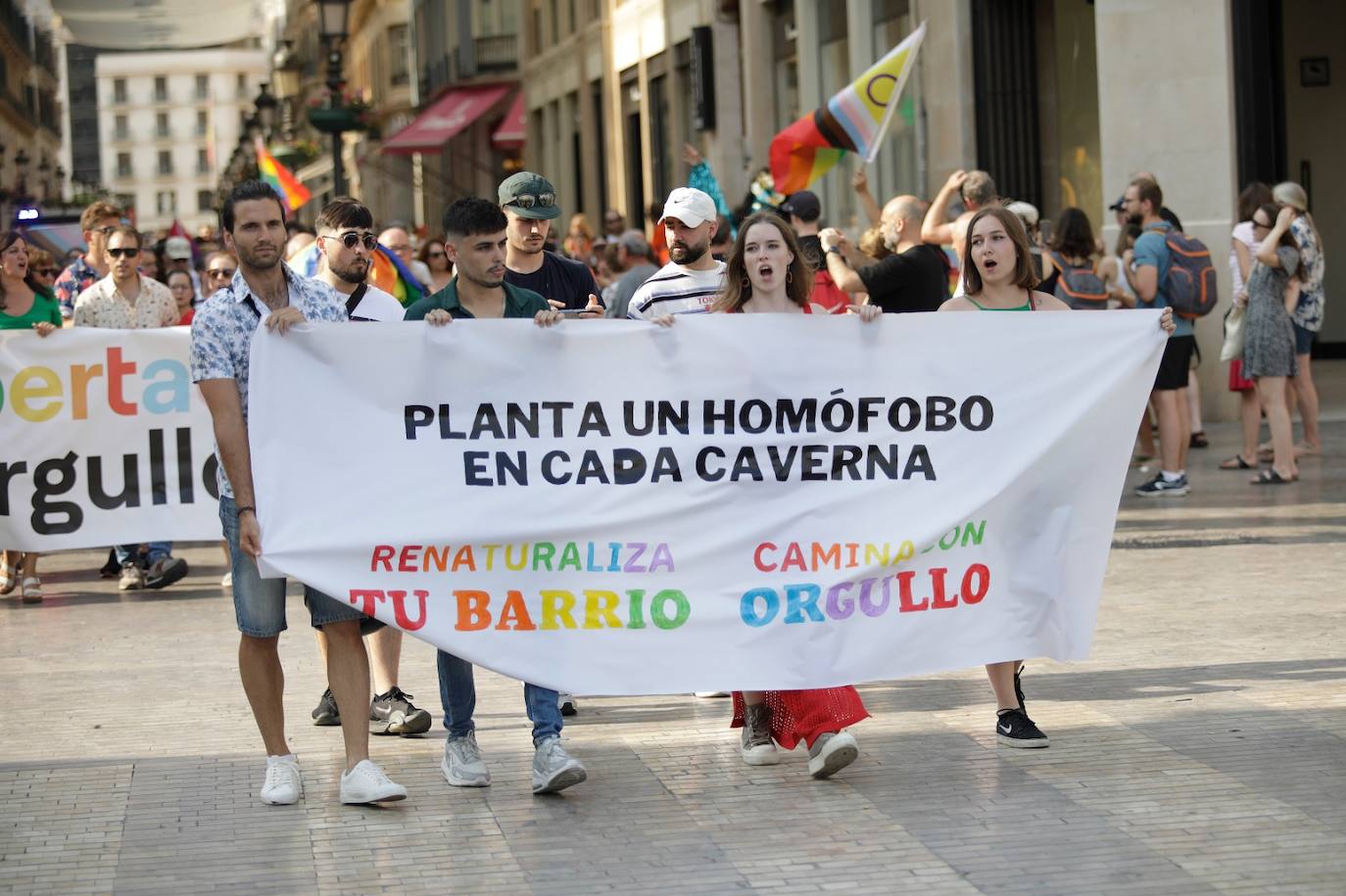 La manifestación en Málaga del Orgullo, en imágenes