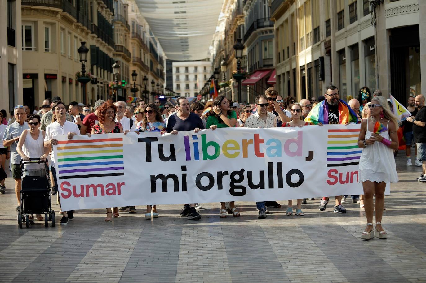 La manifestación en Málaga del Orgullo, en imágenes