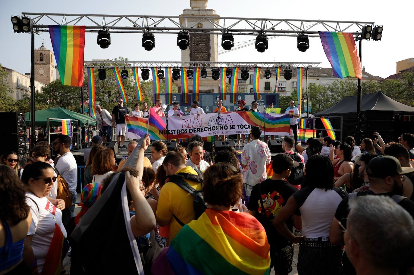 La manifestación en Málaga del Orgullo, en imágenes