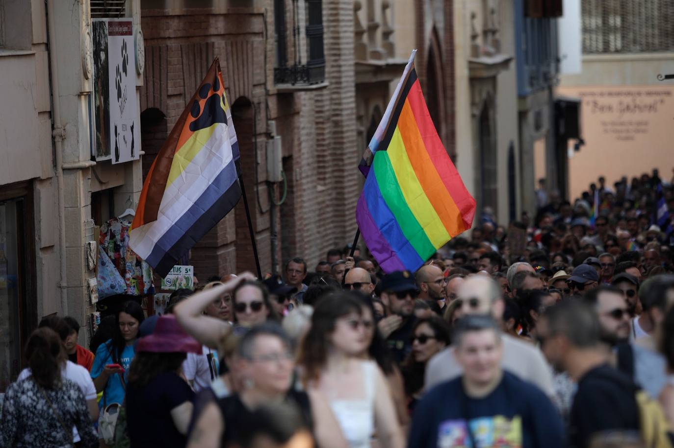 La manifestación en Málaga del Orgullo, en imágenes