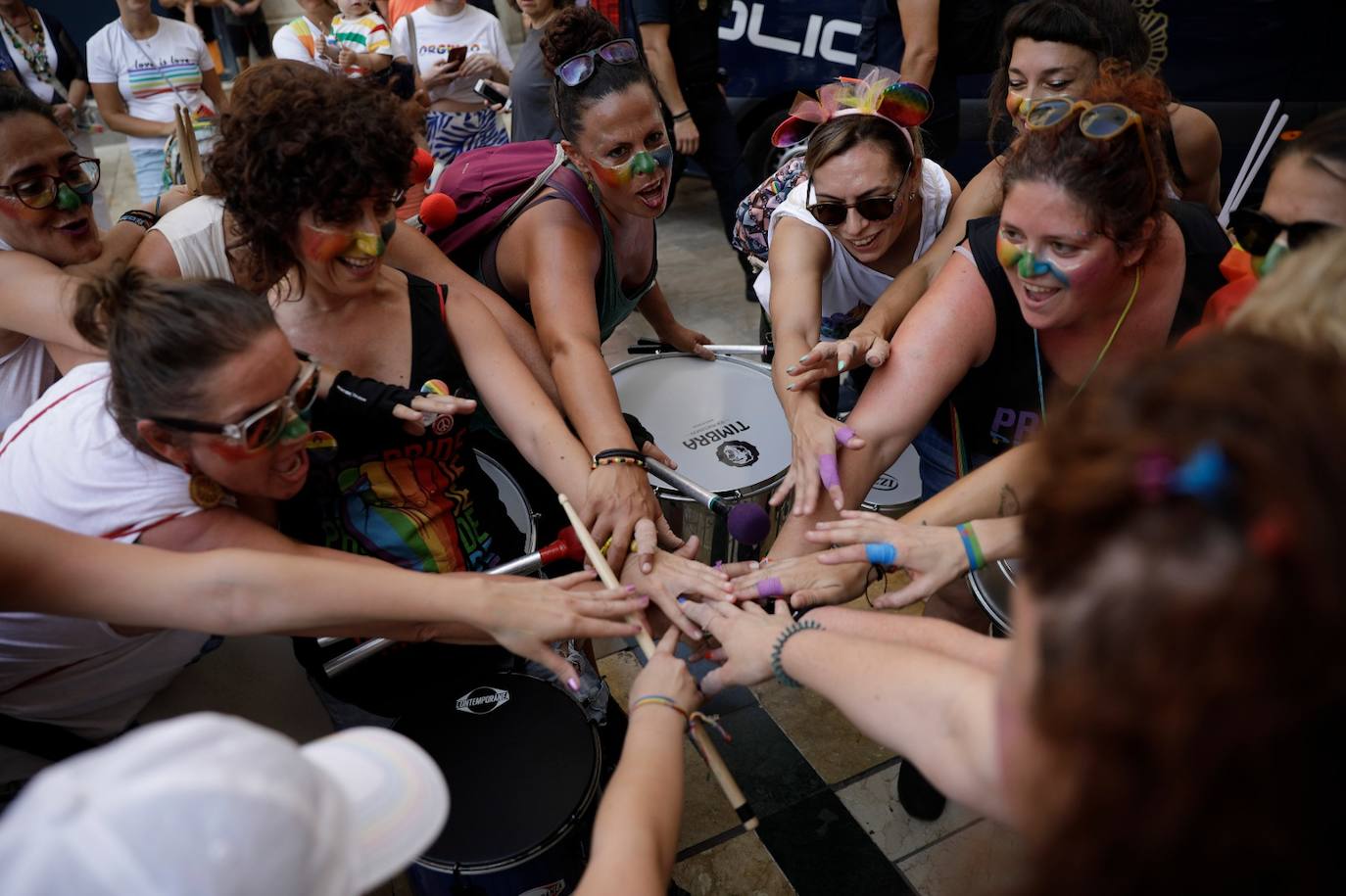 La manifestación en Málaga del Orgullo, en imágenes