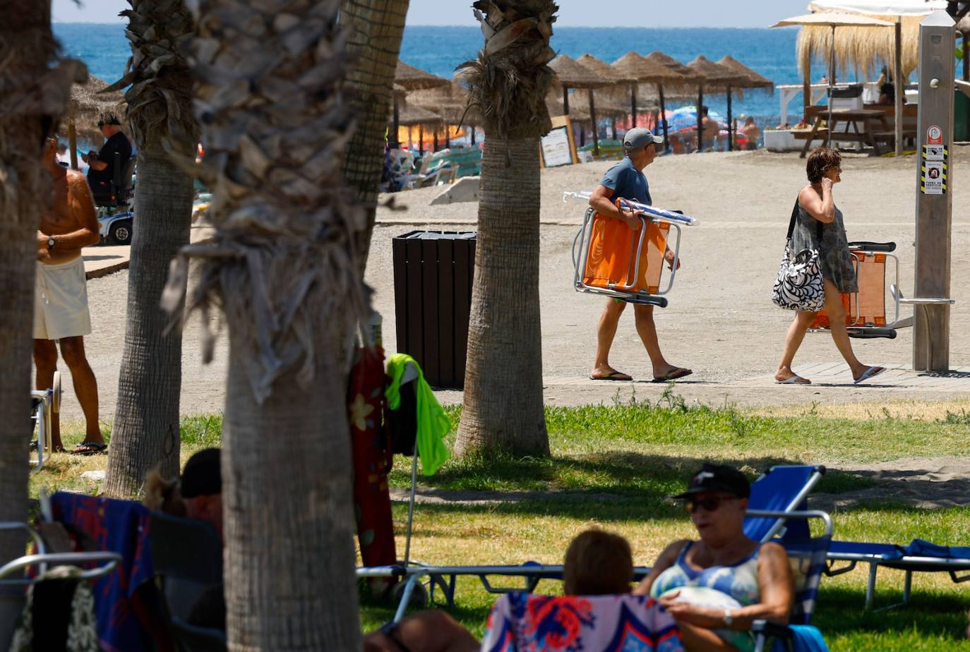 La playa y la sombra, buenos aliados para estos días de calor