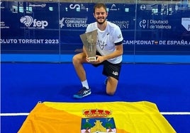 Jairo Bautista, campeón de España de pádel