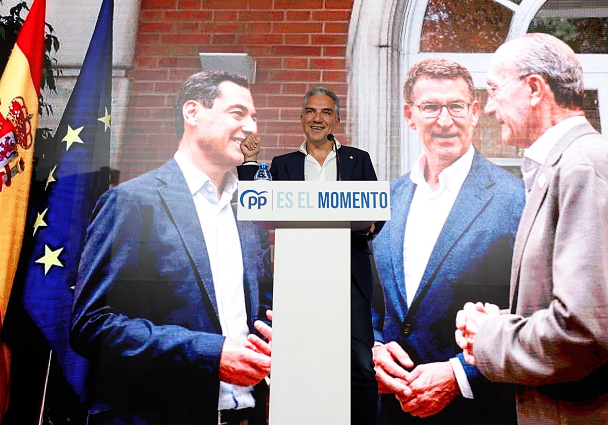 Bendodo y detrás la imagen creada por inteligencia artificial.