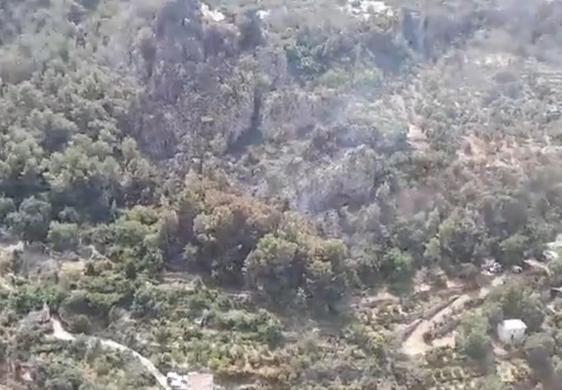 Zona en la que se declaró el incendio.