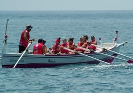 Imagen de archivo de una regata en Rincón de la Victoria.