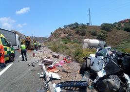 Imagen del accidente.