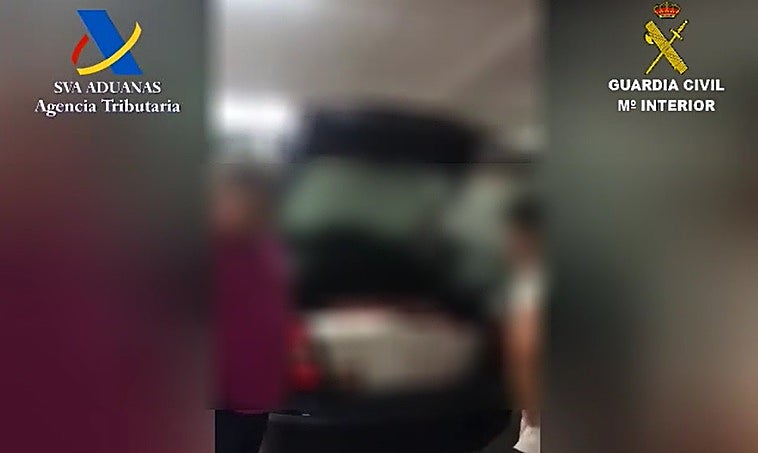 Imagen de la operación conjunta de la Guardia Civil y la Agencia Tributaria.