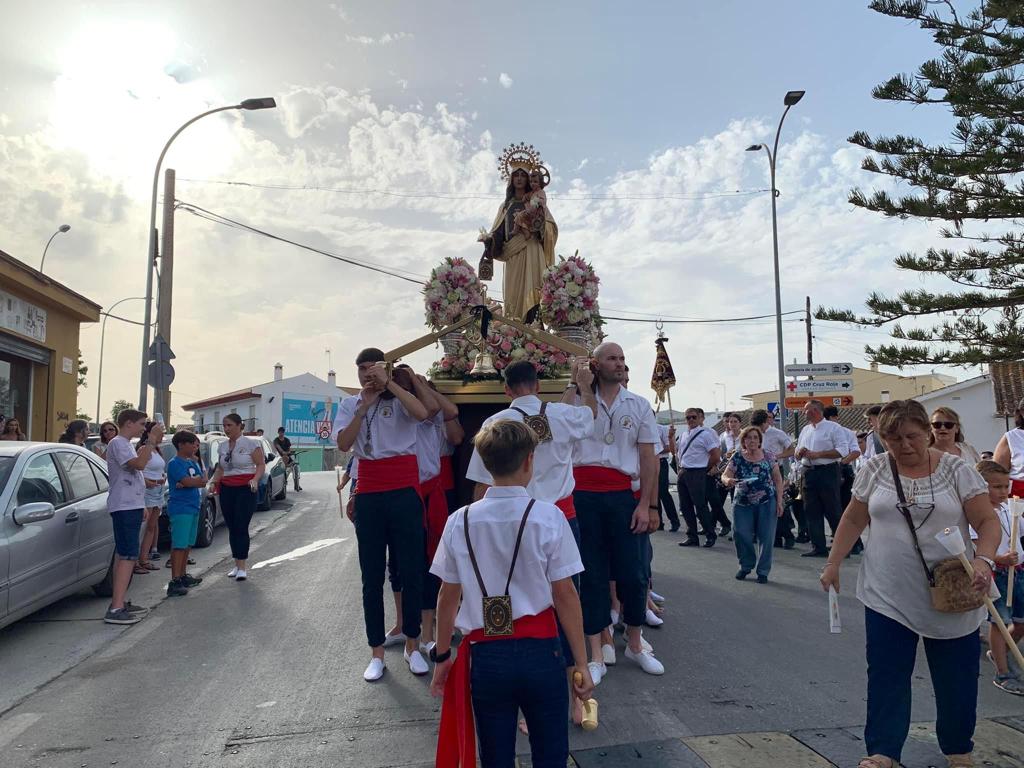 Procesión de la Virgen del Carmen en Almayate