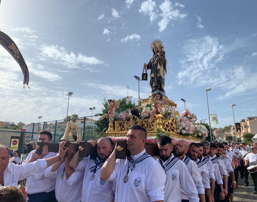 Procesión de la Virgen del Carmen en Almayate