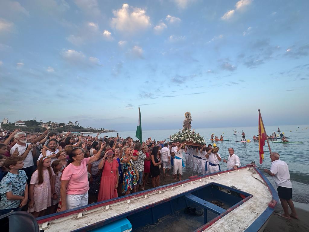 Procesión de la Virgen del Carmen en Cala de Mijas