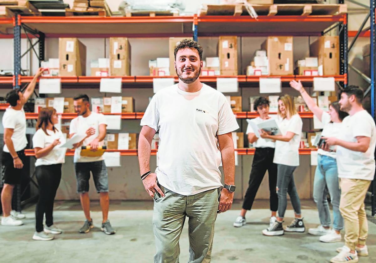 Antonio Molina, en la sede de su empresa.