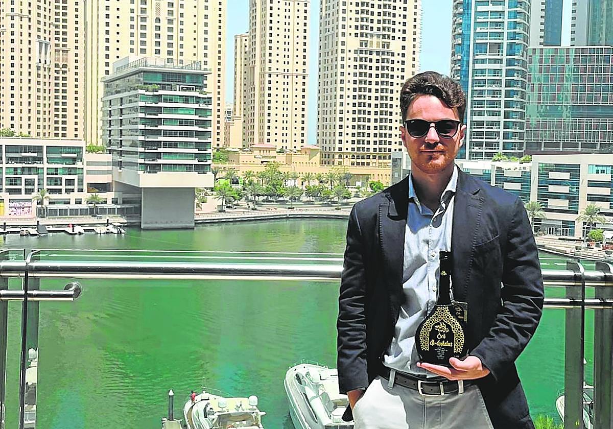 Cristóbal Romero, responsable de Exportación de Oro Al-Andalus, en Dubai.