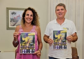 Yolanda Peña y José Miguel Macías durante la presentación.