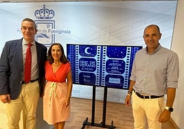 José Sánchez, Ignacio Domínguez y Paqui Lebrón, en la presentación.