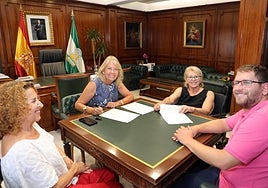 Firma del convenio.