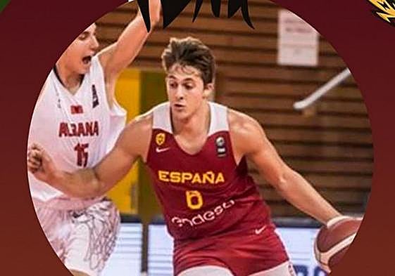 Alessandro Scariolo, durante un partido con la selección española.