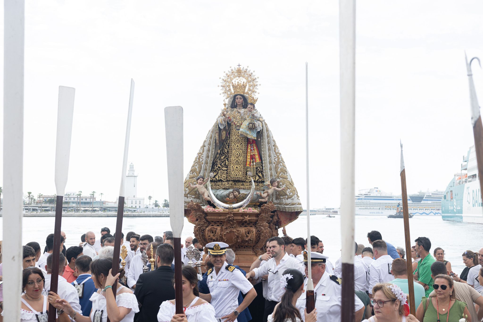 Las procesiones de la Virgen del Carmen, en imágenes