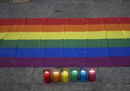 Bandera del colectivo LGTBI.