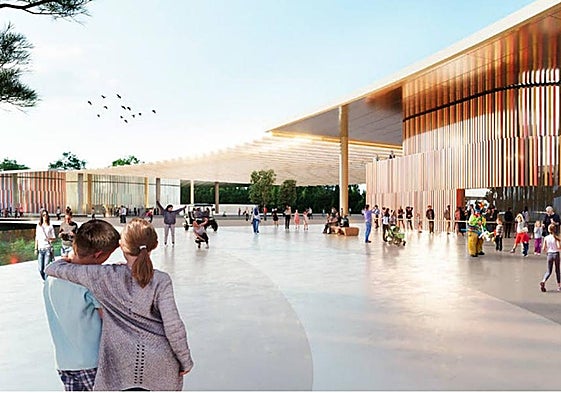 Recreación del proyecto previsto para la Expo 2027 en los terrenos de Buenavista.