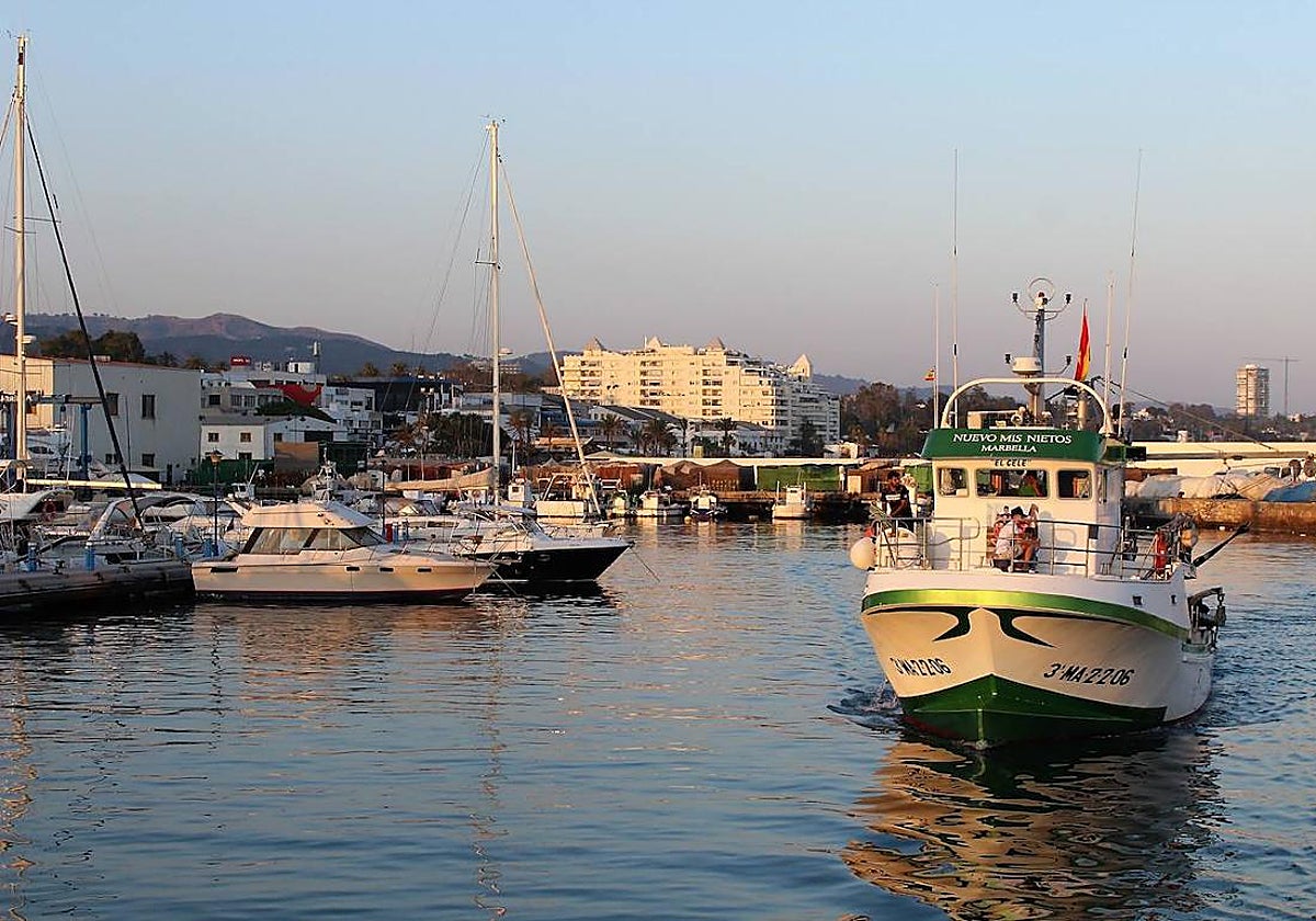 Embarcaciones de Marbella.