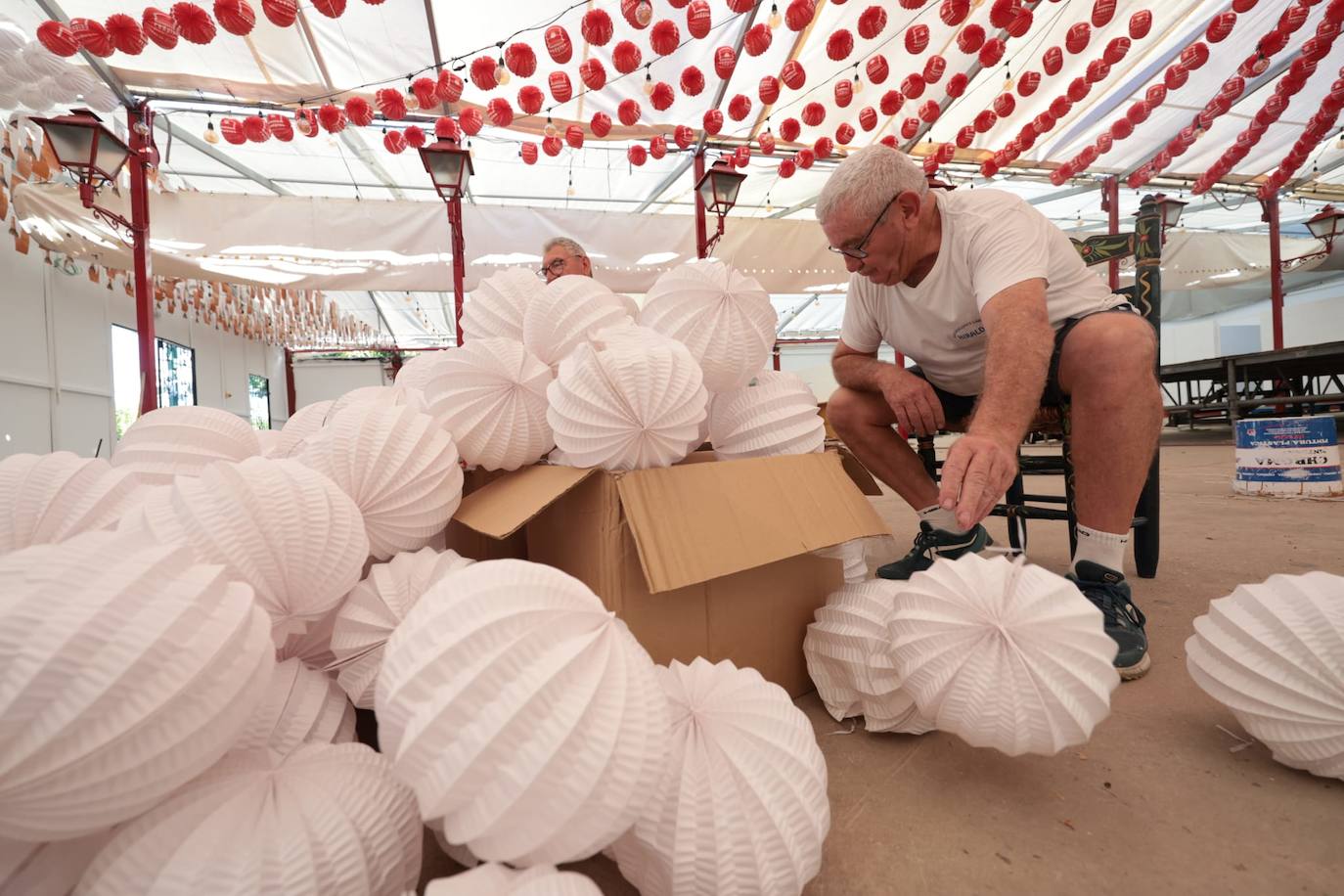 El Real de la Feria de Málaga se pone a punto