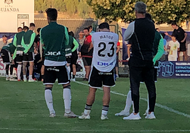 Matos, desolado mientras atienden a Giuliano Simeone.