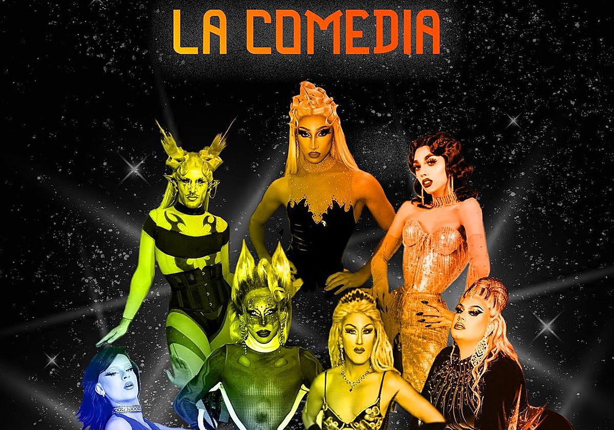 Cartel de 'La Comedia' para la Feria de Málaga 2023.